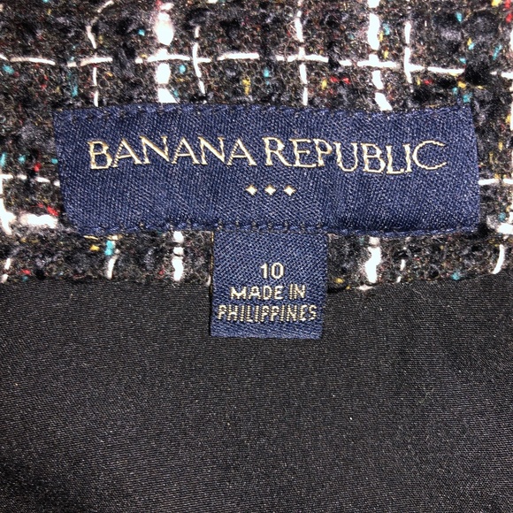 New Banana Republic Women's Tweed Patterned Pencil Skirt - Picture 3 of 10